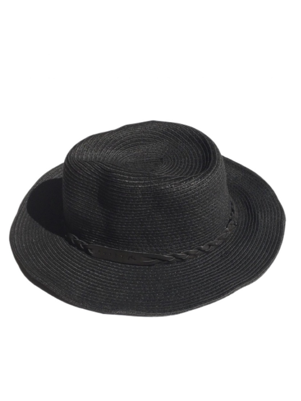 Rusty Black Paper Straw Hat